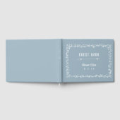 White Wreated Border Guest Book Gastenboek (Volledig)
