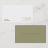 White XXV Visitekaartje (Voorkant / Achterkant)