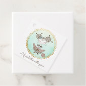 White Yarn Lover Girl Bedankjes Labels (In situ)