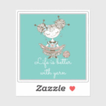 White Yarn Lover Girl