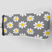 White Yellow Daisies Golfheadcover (Voorkant)