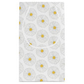 White Yellow Daisy Blossom Flower Garden Spring Klein Cadeauzakje (Achterkant)