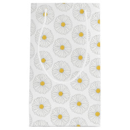 White Yellow Daisy Blossom Flower Garden Spring Klein Cadeauzakje