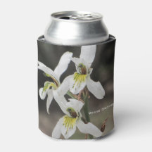 White Yellow Orchid Water Cooler