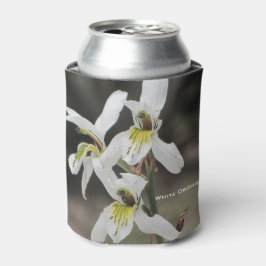 White Yellow Orchid Water Cooler