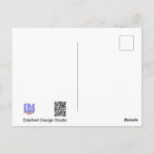 White Yellow Tulip Sluiten regenboogkleurig Briefk Briefkaart (Achterkant)