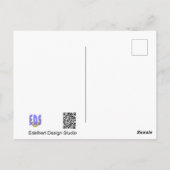 White Yellow Tulips Field Happy Spring Briefkaart (Achterkant)