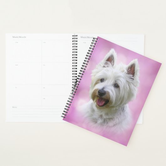 White Yorkie Planner (Display)