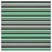 White, Zee Green & Black Colour Pattern Stof (Swatch)