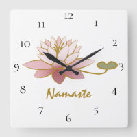 *~* White Zen Namaste Pink Lotus Flower Spiritueel