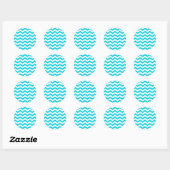 White Zig Zag Sticker (Vel)