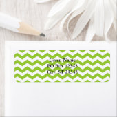 White Zig Zags Etiket (Insitu)