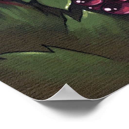 White Zinfandel ART PRINT wine fairy greenman (Hoek)