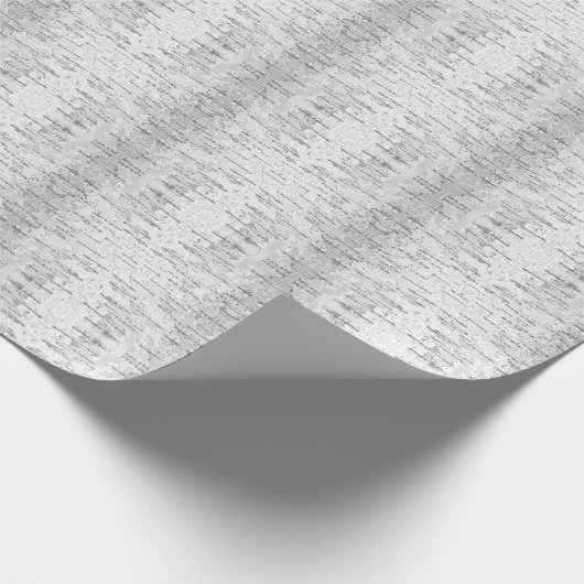 White, zoals in Birch Bark Foto Cadeaupapier (Hoek)