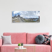 Whitebark Pass Nydiver naar Garnet Lake - Sierra Canvas Afdruk (Insitu (Woonkamer))