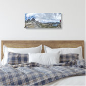 Whitebark Pass Nydiver naar Garnet Lake - Sierra Canvas Afdruk (Insitu (Slaapkamer))