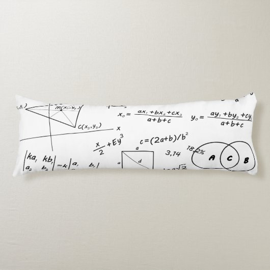Whiteboard Body Kussen ( 50 x 135 cm) (Voorkant)