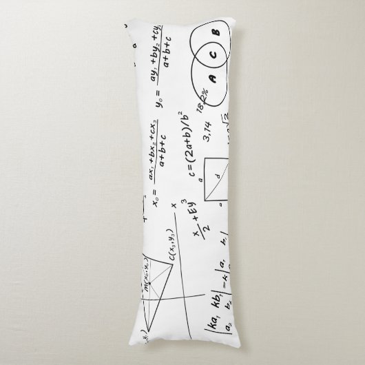 Whiteboard Body Pillow ( 20 x 54 inch) Lichaamskussen (Voorkant Verticaal)