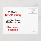 Whiteboard-Briefkaart Briefkaart (Achterkant)