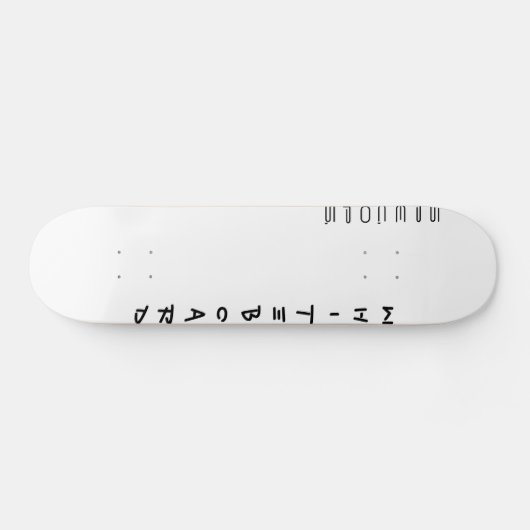 WhitEbOaRd Persoonlijk Skateboard (Horizontaal)