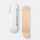 WhitEbOaRd Persoonlijk Skateboard (Voorkant)