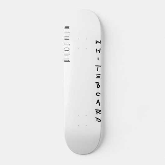 WhitEbOaRd Persoonlijk Skateboard (Voorkant)