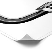 Whiteboard Poster, pas jouw tekst aan Poster (Hoek)