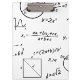 whiteboard van de wiskunde klembord (Voorkant)