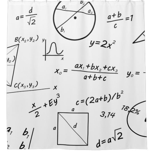 Whiteboardgordijn Douchegordijn (Voorkant)