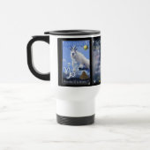 WhiteCapricorn Zodiac Travel Mug Reisbeker (Links)