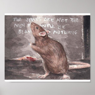 Whitechapel Rat aan de muur Poster