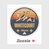 Whitecourt, Alberta Sticker (Vel)