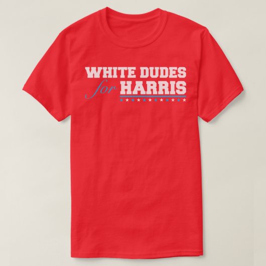 whitedudesforharris Baseball T-shirt (Design voorkant)
