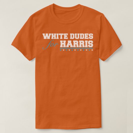 whitedudesforharris Pin T-shirt (Design voorkant)