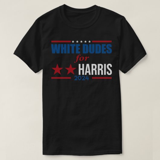 WhiteDudesForKamala 1 T-shirt (Design voorkant)