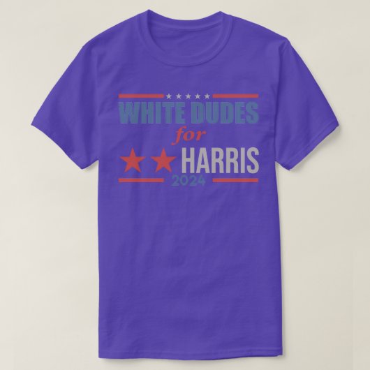 WhiteDudesForKamala T-shirt (Design voorkant)
