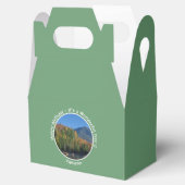 Whiteface Mountain, Adirondack Herfst Feest Items Bedankdoosjes (Geopend)