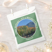 Whiteface Mountain, Adirondack Herfst Feest Items Bedankzakje (Geknipt)