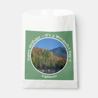 Whiteface Mountain, Adirondack Herfst Feest Items Bedankzakje