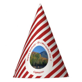 Whiteface Mountain, Adirondack Herfst Feest Items Feesthoedjes