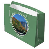 Whiteface Mountain, Adirondack Herfst Feest Items Groot Cadeauzakje (Achterkant Gekanteld)