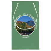 Whiteface Mountain, Adirondack Herfst Feest Items Klein Cadeauzakje (Achterkant)