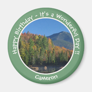 Whiteface Mountain, Adirondack Herfst Feest Items Magneet