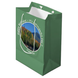Whiteface Mountain, Adirondack Herfst Feest Items Medium Cadeauzakje
