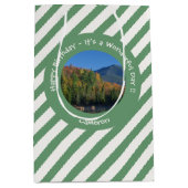 Whiteface Mountain, Adirondack Herfst Feest Items Medium Cadeauzakje (Voorkant)