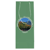 Whiteface Mountain, Adirondack Herfst Feest Items Wijn Cadeautas (Achterkant)