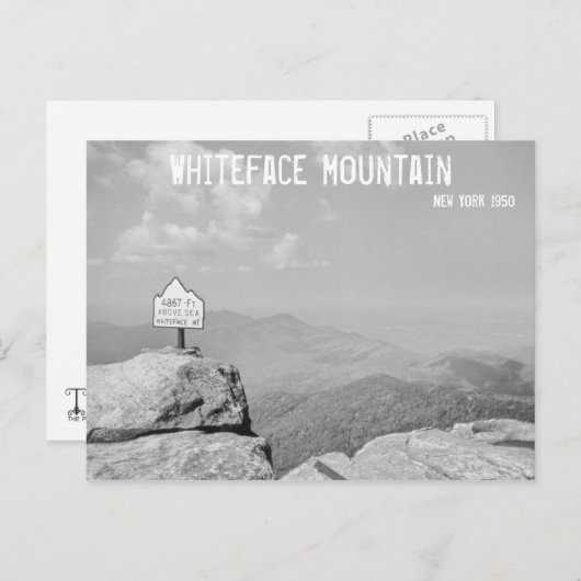 Whiteface Mountain Briefkaart (Voorkant / Achterkant)