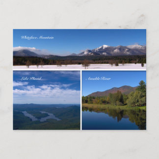 Whiteface Mountain-Lake Placid-Briefkaart Briefkaart