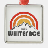 Whiteface Mountain Metalen Ornament (Voorkant)