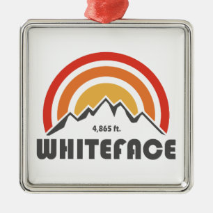 Whiteface Mountain Metalen Ornament